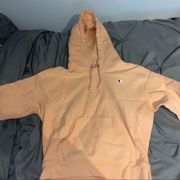 Champion Reverse Weave Peach Hoodie - Picture 4 of 7